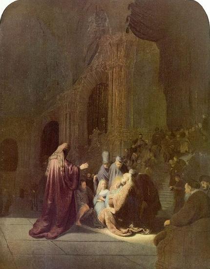 Rembrandt Peale Simeon in the temple China oil painting art